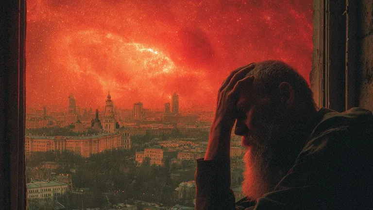 Магнитные бури в октябре 2025 года. Фото сгенерировано нейросетью Midjourney