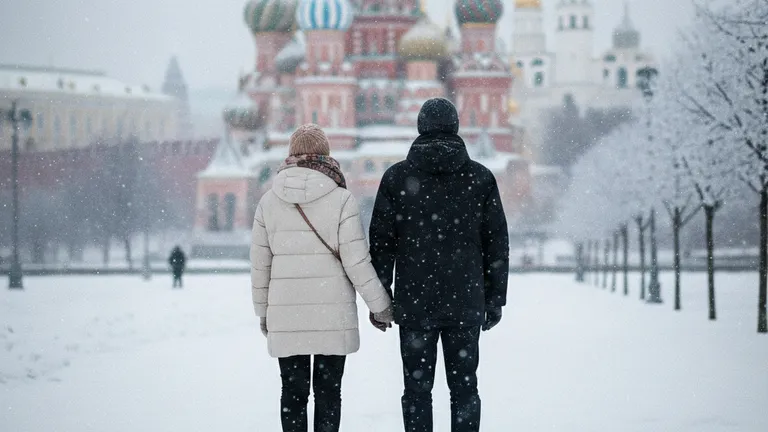 Погода на февраль 2026 года в России. Коллаж: Сорокина Екатерина, фото сгенерировано нейросетью Nano Banana