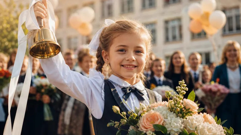 30+ лучших поздравлений с 1 сентября 2026 года. Коллаж: Сорокина Екатерина, фото сгенерировано нейросетью GPT Images