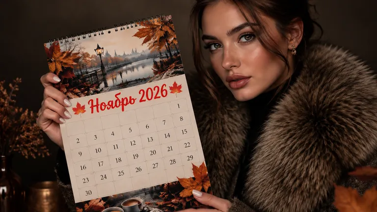 Производственный календарь на ноябрь 2026 года: рабочие и выходные дни, праздники, выгодно ли брать отпуск. Коллаж: Сорокина Екатерина, фото сгенерировано нейросетью GPT Images