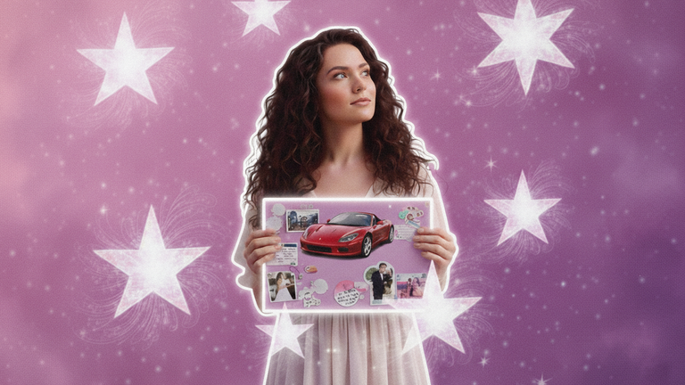 Карта желаний на 2026 год. Коллаж: Сорокина Екатерина, фото сгенерировано нейросетью Nano Banana