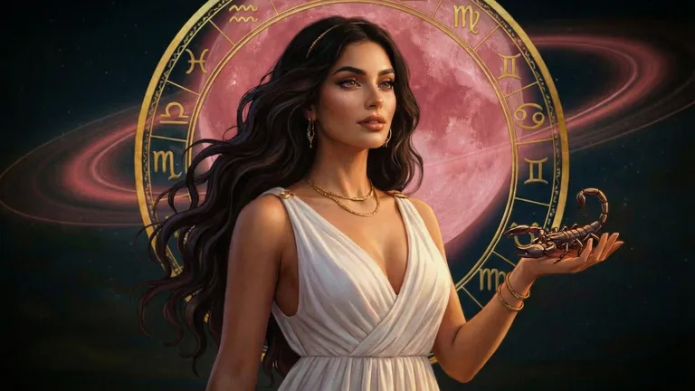 Гороскоп для Скорпионов на 2026 год. Коллаж: Сорокина Екатерина, фото сгенерировано нейросетью Nano Banana