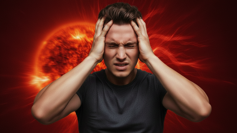 Магнитные бури в январе 2026 года. Коллаж: Сорокина Екатерина, фото сгенерировано нейросетью Nano Banana