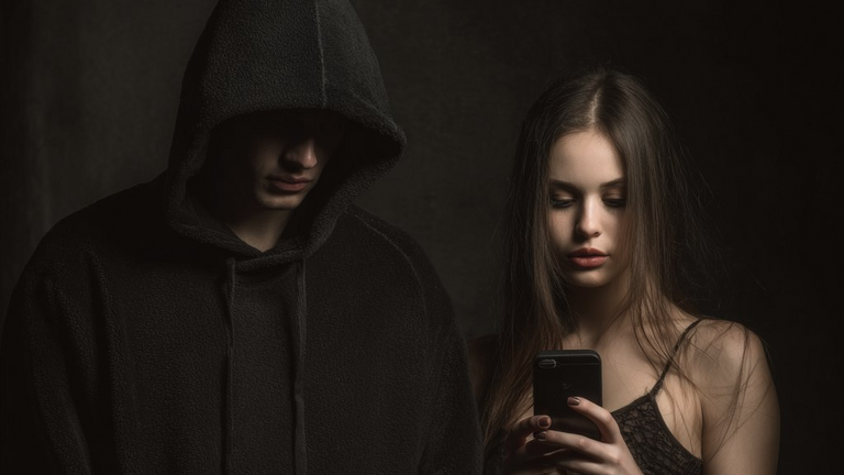 Как защитить себя от сталкера. Фото сгенерировано нейросетью Midjourney