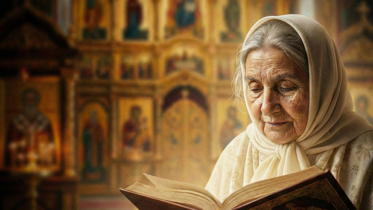 Молитва Ефрема Сирина в Великий пост. Коллаж: Сорокина Екатерина, фото сгенерировано нейросетью Nano Banana