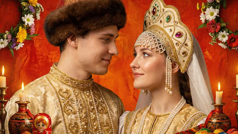 Красная горка в 2026 году: история и традиции праздника. Коллаж: Сорокина Екатерина, фото сгенерировано нейросетью Nano Banana