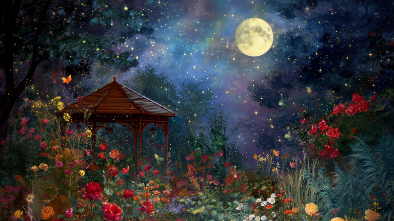 Лунный календарь садовода на октябрь 2025 года. Фото сгенерировано нейросетью Midjourney