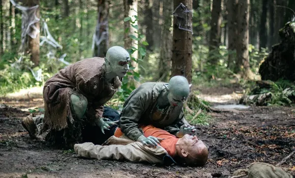 Кадр со съемок сериала «Граница миров». ФОТО: СТС