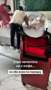 Маленькая Оливия разболелась в Абу-Даби. Фото: Instagram (запрещен в РФ) / @annakhilkevich