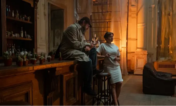Константин Хабенский и Анна Банщикова на съемках сериала «Метод-3». Фото: онлайн-кинотеатр Кинопоиск 