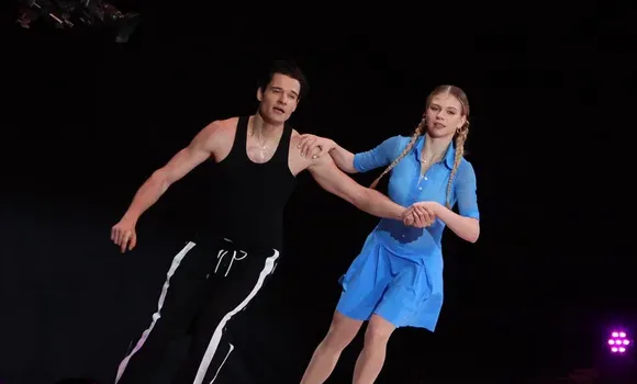 Александра Трусова и Иван Жвакин во время выступления. ФОТО: Юрий Феклистов