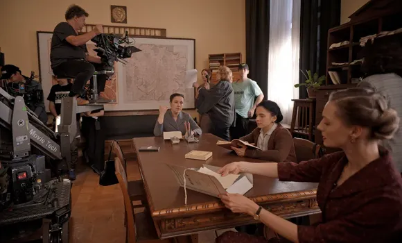 Момент со съемок сериала. ФОТО: «ЛЕАН-М»
