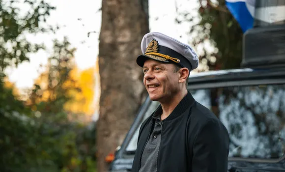 Павел Майков на съемках сериала «Гудовы». Фото: СТС