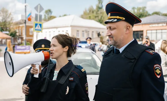 Ольга Лерман и Гоша Куценко на съемках сериала «Почти настоящий детектив». Фото: СТС