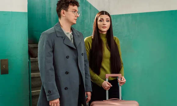 Филипп Бледный и Анастасия Сиваева на съемках 6 сезона сериала «Папины дочки. Новые». Фото: СТС 