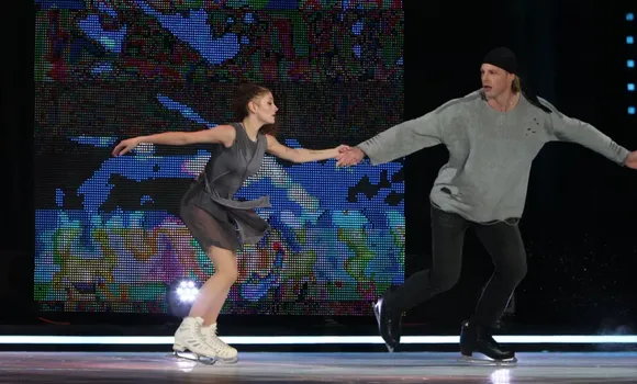 Никита и Алена на «Ледниковом периоде». ФОТО: Юрий Феклистов