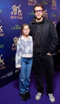 Актер Денис Васильев с дочерью