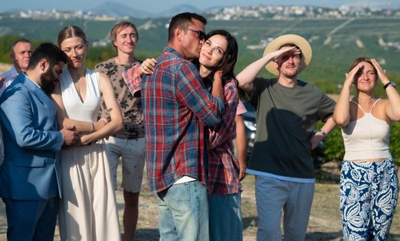 Павел Прилучный и Софья Синицына. Фото: KION