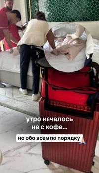 Маленькая Оливия разболелась в Абу-Даби. Фото: Instagram (запрещен в РФ) / @annakhilkevich