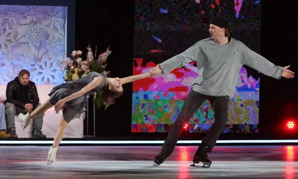 Никита и Алена на «Ледниковом периоде». ФОТО: Юрий Феклистов