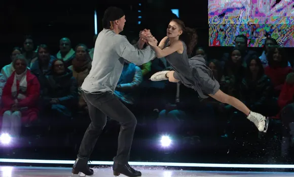 Никита и Алена на «Ледниковом периоде». ФОТО: Юрий Феклистов