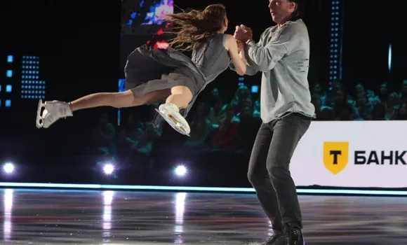 Никита и Алена на «Ледниковом периоде». ФОТО: Юрий Феклистов