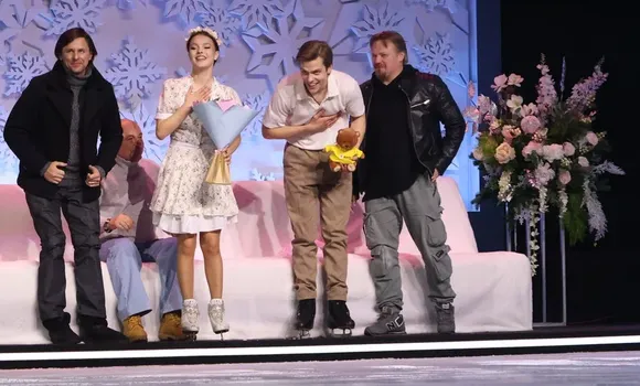 Анна Щербакова и Константин Раскатов во время выступления. ФОТО: Юрий Феклистов