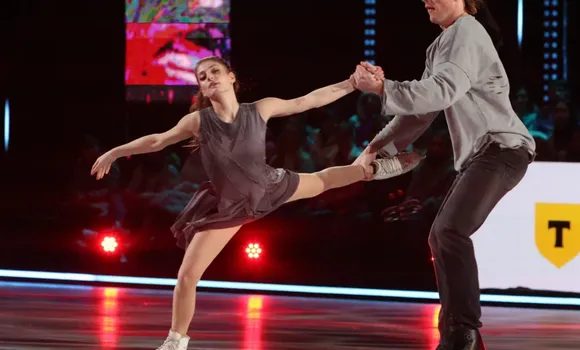 Никита и Алена на «Ледниковом периоде». ФОТО: Юрий Феклистов