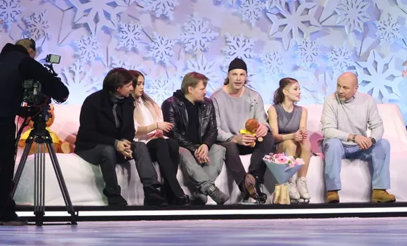 Никита и Алена на «Ледниковом периоде». ФОТО: Юрий Феклистов