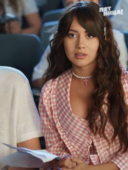 Олеся Иванченко на съемках сериала «Няня Оксана». Фото: телеканал  «Пятница» 