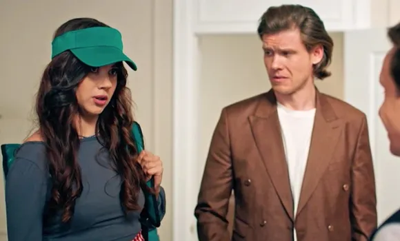 Олеся Иванченко и Виктор Хориня в сериале «Няня Оксана». Фото: кадр из трейлера