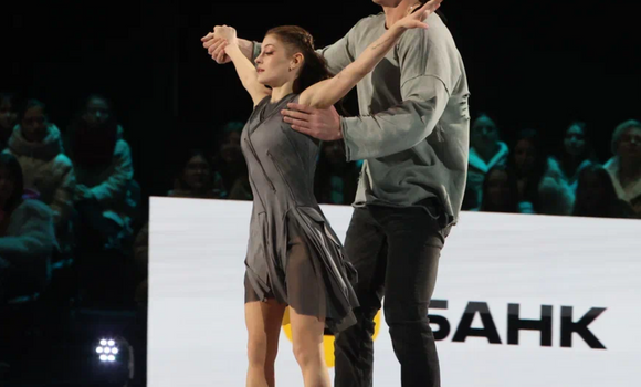 Никита и Алена на «Ледниковом периоде». ФОТО: Юрий Феклистов