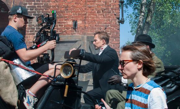 Максим Митяшин на съемках сериала «Царь ночи». Фото: онлайн-кинотеатр Premier 