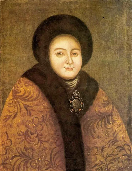 Мать Алексея Петровича. Парсуна с изображением Евдокии Лопухиной. Фото: ru.wikipedia.org