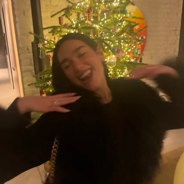 На пальце у певицы сверкает массивное колечко. Фото: Instagram (запрещен в РФ) / @dualipa