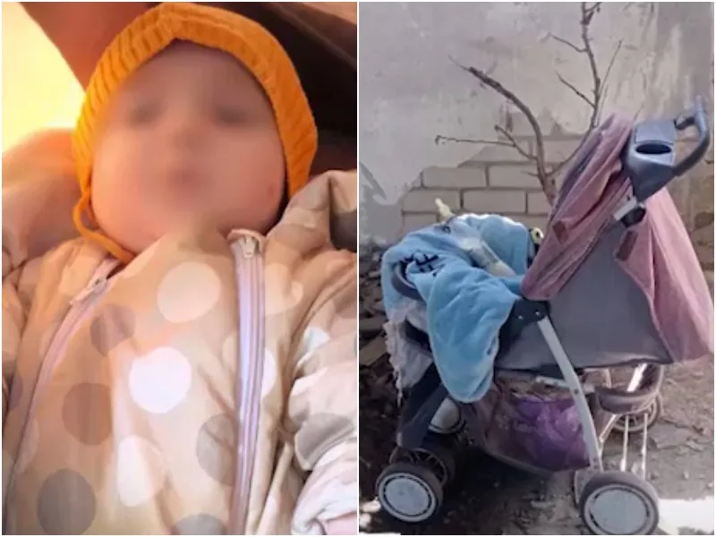 Семимесячного сына его горе-мать едва не погубила после ссоры с родителями. Фото: @t.me/mash_donbass