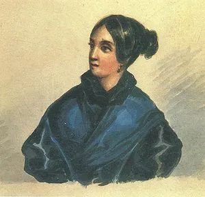 Варвара Бахметева. Акварель Михаила Лермонтова, 1835 год