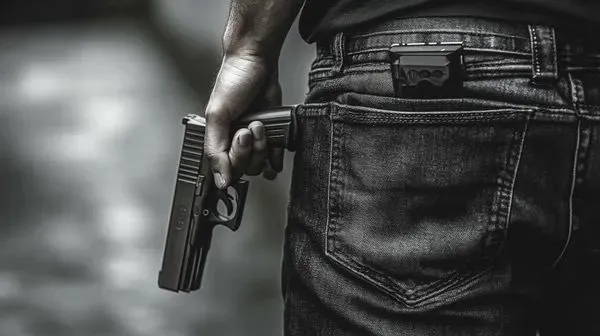 В Петергофе мужчина угрожал ларечнику пистолетом, требуя бесплатную шаурму. ФОТО СГЕНЕРИРОВАНО НЕЙРОСЕТЬЮ MIDJOURNEY.COM ПО МАТЕРИАЛАМ СТАТЬИ