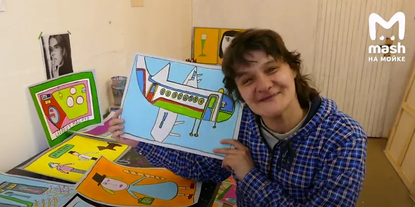 Марина начала рисовать пять лет назад. Фото: https://t.me/mashmoyka
