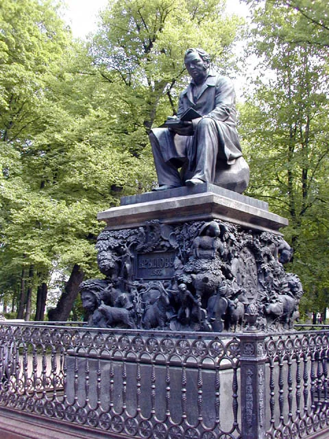 Памятник Крылову в Летнем саду в Санкт-Петербурге. Фото: wikimedia.org