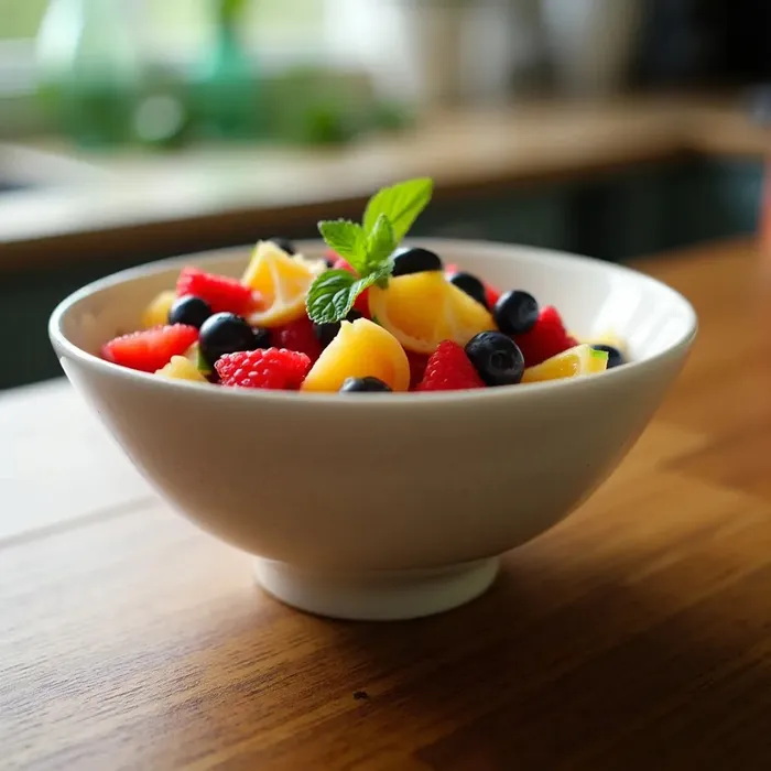 Что может быть проще и вкуснее фруктового салата? Фото сгенерировано нейросетью Flux Pro по мотивам публикации