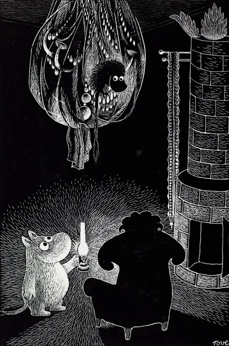Иллюстрация к книге "Зима в стране Муми-троллей", 1958 год. Фото: tovejansson.com