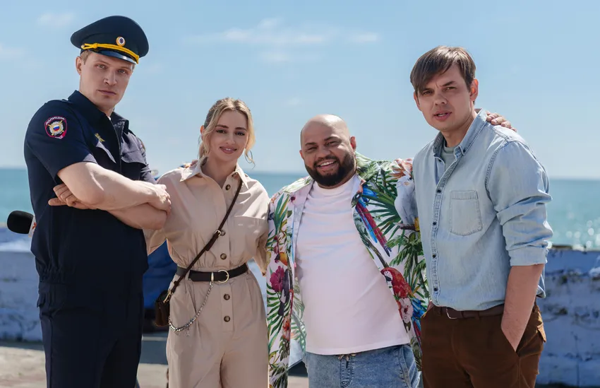 Актеры отлично провели время на съемках сериала. Фото предоставлено пресс-службой СТС