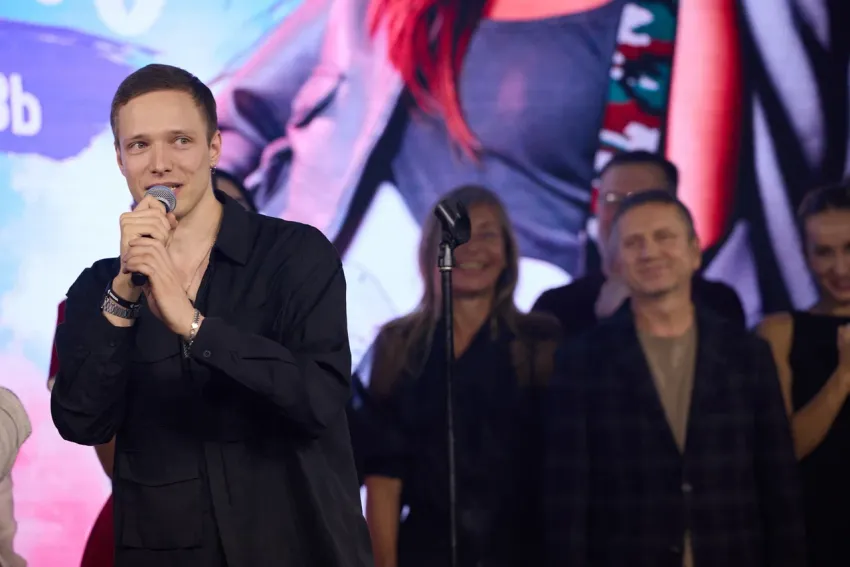 Сергей Городничий на презентации сериала «Ландыши». Фото: онлайн-кинотеатр Wink.ru