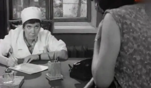 Людмила Мартынова. Кадр из фильма «Карпухин», 1971, реж. Владимир Венгеров, сцен. Григорий Бакланов