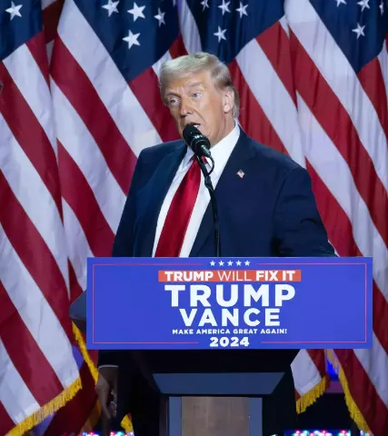 78-летний Дональд Трамп объявлен 47-м президентом США. Фото: nypost.com