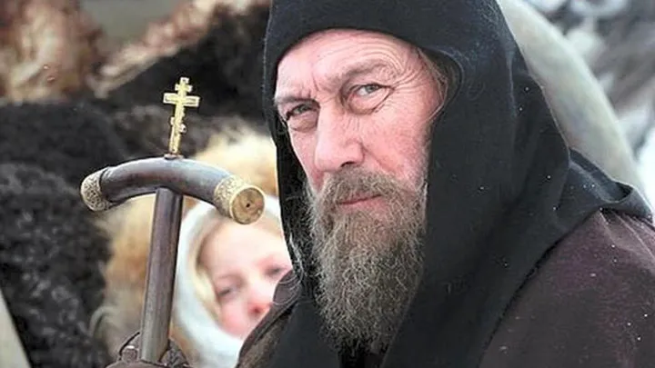 Олег Янковский в роли митрополита Филиппа. Кадр из фильма "Царь", 2009, реж. Павел Лунгин