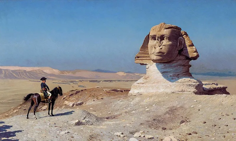 "Бонапарт перед сфинксом". Картина Жан-Леона Жерома, 1867-1868