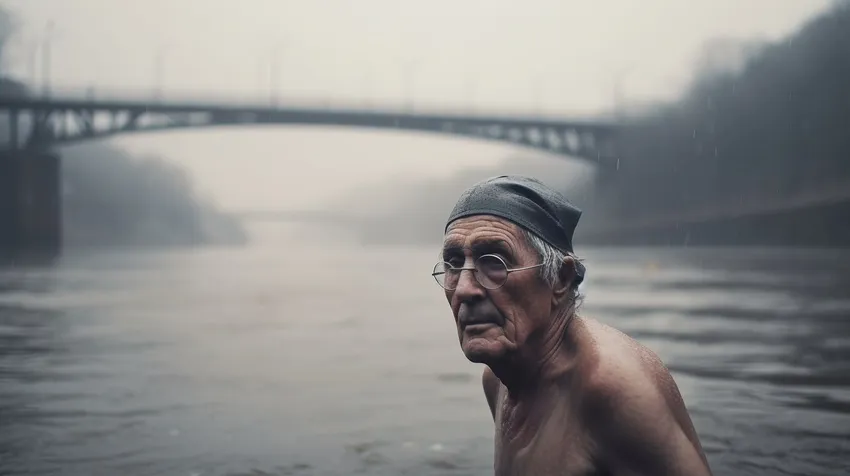 В Башкирии 71-летний дед плавал у плотины, но его засосало в затвор водохранилища. ФОТО СГЕНЕРИРОВАНО НЕЙРОСЕТЬЮ MIDJOURNEY.COM ПО МАТЕРИАЛАМ СТАТЬИ