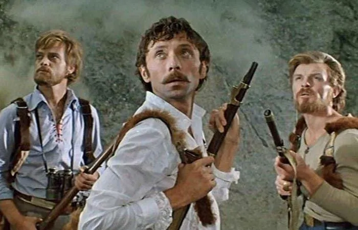 Кадр из фильма "Земля Санникова", 1973, реж. Альберт Мкртчян, Леонид Попов